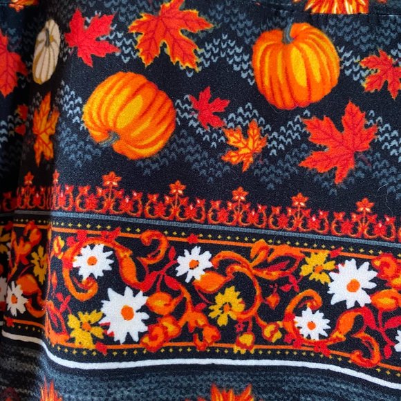Terra & Sky Fall / Halloween Print Capri Leggings NWOT Women's Size 20-22 W (XL) - Picture 5 of 11